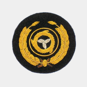 Insignia de moda India seda Cannetille bordado a mano lingote alambre parche emblema broche Pin en #00127 - Product Image 1