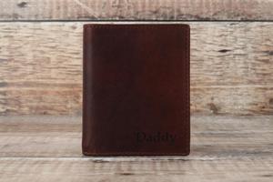 Cowhide Genuine Classic <b>Men's</b> <b>Wallet</b> Custom Slim Minimalist Design Luxury <b>Bifold</b> Vintage Genuine <b>Leather</b> LBW-0332 - Product Image 5