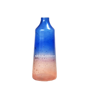 Vase en verre fumé de luxe moderne et léger Vase en verre vert pour la maison et le mariage Vase hydroponique à fleurs pour la décoration de la maison - Product Image 2