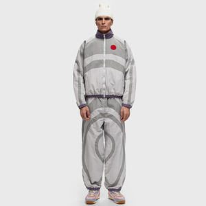 High Performance <b>Men</b> Casual Techwear Streetwear Wind Protect <b>Coat</b> with Adjustable Hem and comfort Stretch Track Bottoms Urban - Product Image 1