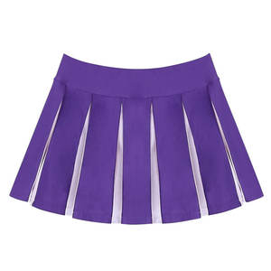 ชุดยูนิฟอร์มเชียร์ลีดเดอร์มืออาชีพสีม่วง |   ผ้าโพลีเอสเตอร์ระบายอากาศได้ดี |   การแสดงคุณภาพสูง ใช้ชุดเชียร์ลีดเดอร์หญิงระดับเอลีท - Product Image 6