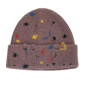 Bonnet d'hiver chaud populaire, nouvelle arrivée, logo personnalisé, jacquard, logo personnalisé, respirant, streetwear, beanies - Product Image 2