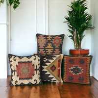 Ensemble de coussins de qualité super premium avec motif géométrique et ensemble de coussins multicolores et conçus à vendre