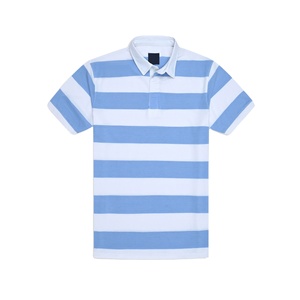 Polo pour homme décontracté de haute qualité 100% en gros, manches courtes, respirant, en polyester et coton, service OEM pour hommes - Product Image 1