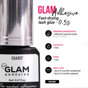 CharmLash lash extension glue adhesive lashes wholesale mink lash supplies and equipment vegan ODM OEM factory price 0.5s black - Product Image 4