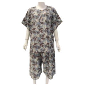 Shorts de nuit en rayonne à manches courtes pour femmes de la meilleure qualité pour un usage quotidien Fermeture à la taille élastique confortable pour l'été - Product Image 5