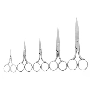 กรรไกรสแตนเลสแบบเรียบง่ายสำหรับงานปักผ้า เย็บผ้า ตัดด้าย ตัดเข็ม งานฝีมือ เครื่องประดับ DIY - Product Image 1