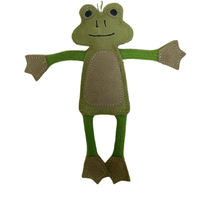 Jouet pour animaux de compagnie personnalisé logo de marque en peluche écologique vente à chaud jouets pour chiens en coton en forme d'animal pour petits chiens de taille moyenne