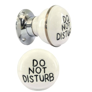 Ne pas déranger céramique mortaise porte boutons poignée polyvalent pour cuisine chambre salon tiroir commode extérieur entrepôt utilisation - Product Image 1