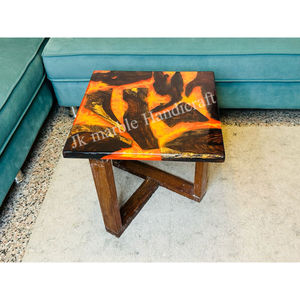 Dessus de table en époxy décoratif de bureau à domicile de meilleure qualité fait à la main au meilleur prix artisanat en pierre semi-précieuse - Product Image 1