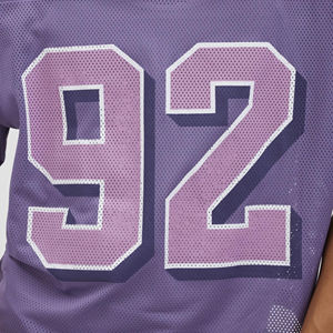 Diseño personalizado malla fútbol americano Jersey moda ropa deportiva transpirable OEM servicio Streetwear Unisex manga corta - Product Image 6