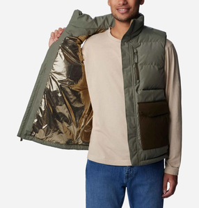 Gilets pour hommes personnalisés à la vente chaude, veste matelassée à bulles, sans manches, gilet chaud d'hiver en stock, gilet matelassé personnalisé à la vente chaude - Product Image 3
