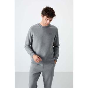 Ensemble de survêtement décontracté respirant en molleton mélangé pour homme Andy Grey 85190 - Product Image 5