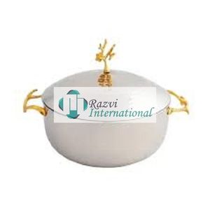 Marmites indiennes de luxe martelées à la main et casseroles en gros Marmite pour servir une collection de casseroles élégantes - Product Image 6