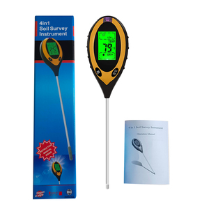 Venta caliente 4 en 1 Probador de suelo digital electrónico Probador de suelo PH/Temperatura/Medidor de humedad/Medidor de luz - Product Image 1