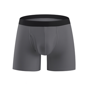 Calzoncillos Boxer Transparentes de Seda de Hielo para Hombre, de Tiro Bajo, Desechables, Ropa Interior para el Hogar, Cómodos, Transpirables, de Tela de Punto, con Logotipo en la Cintura - Product Image 4