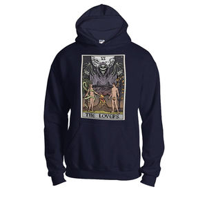 Sudaderas con capucha de lana de invierno de corte gráfico con estampado Dtg Vintage personalizado de alta calidad 450 GSM algodón Regular Fit Street Wear Pullover - Product Image 4