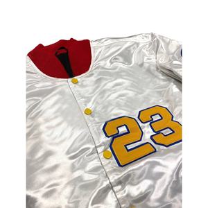 แจ็กเก็ตผ้าซาตินสำหรับผู้ชายเสื้อแจ็กเก็ตผ้าซาตินปักโลโก้ได้ตามต้องการ - Product Image 4