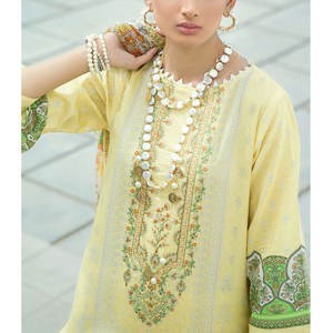 Collection de pelouses d'été pakistanaises de qualité supérieure pour femmes Robe Salwar Kameez pour femmes de qualité supérieure pour l'été pour femmes - Product Image 5