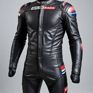 Traje de cuero de motocicleta Premium Tamaño personalizado Fit | Malik Raza Racing Wholesale - Product Image 4