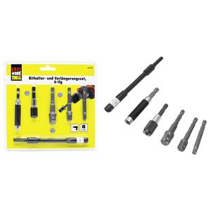 Easy Work Pack of 6 <b>Drill</b> <b>Bit</b> Holder Extension Set - Product Image 1