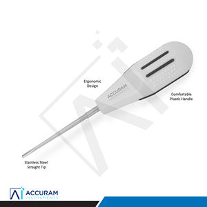 เครื่องมือผ่าตัดถอนฟันแบบมืออาชีพชนิด Luxating Periotome ตรง ขนาด 3.0 มม. ด้ามจับ PPU สำหรับถอนฟันแบบไม่ใช้เครื่องมือ  ได้รับมาตรฐาน CE - Product Image 2