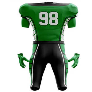 Ensemble d'uniformes de football américain avec impression de logo personnalisé Maillot de football américain rétro Ensemble d'uniformes de football athlétique sublimé - Product Image 3