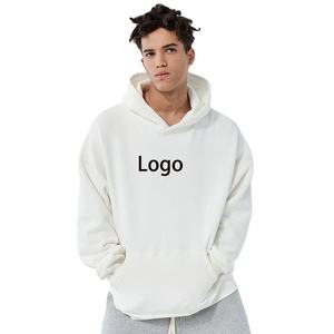 Wholesale Custom Plus Size Warm Heavyweight <b>Hoodies</b> Pullover Sweatshirt Embroidered <b>Hoodies</b> Drop Shoulder No <b>String</b> <b>Hoodies</b> - Product Image 1