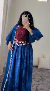 Vestidos Afganos Kuchi al Mejor Precio, MOQ Bajo, Vestido Tradicional Afgano Multicolor para Fiestas Kuchi. - Product Image 4