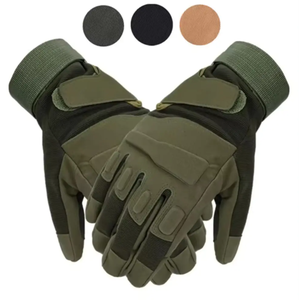 Gants de travail en cuir de vachette pour hommes avec poignet extensible résistant aux coupures - Product Image 3