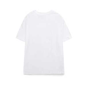เสื้อผ้าผู้หญิงใหม่ฤดูร้อน2025เสื้อยืดหลวมแขนสั้นสีขาวพิมพ์ลายสำหรับเด็กผู้หญิง - Product Image 2