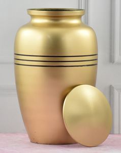 โกศใส่เถ้ากระดูกสีทองสวยงามสำหรับขี้เถ้าโกศสำหรับผู้ใหญ่ - Product Image 1
