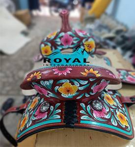 Silla de Montar para Caballo de Cuero Marrón de Alta Calidad con Estribos de Aluminio, Tamaños y Colores Personalizados Disponibles, Se Aceptan Pedidos al por Mayor - Product Image 3
