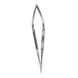 Tijeras Manuales de Acero Inoxidable para Microcirugía Ocular |   Instrumento Quirúrgico de Precisión con Hoja Recta y Mango Impreso, Certificado CE - Product Image 5