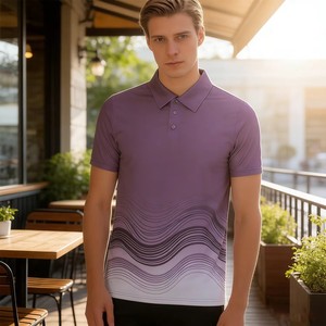 Camisa Polo de Poliéster de Primera Calidad con Logotipo Personalizado para Hombre, Uniforme para Oficina, Reuniones, Trabajo, Verano, Ligera - Product Image 6