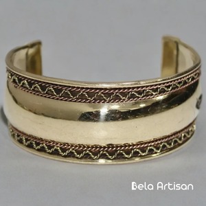 Brazalete de alambre de latón oxidado Pendientes de joyería de Estilo Vintage únicos para fiesta para compra a granel - Product Image 6