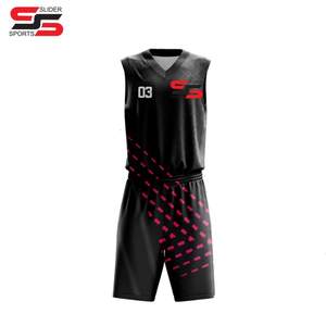Maillots et shorts de basket-ball à séchage rapide OEM personnalisés pour adultes, vêtements de sport respirants, taille plus, pour hommes et femmes, style XS - Product Image 1