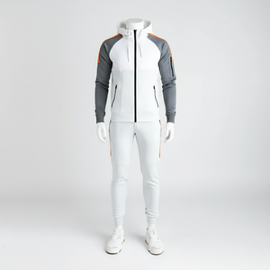 Survêtement de sport léger et respirant en polyester/coton pour homme - Évacuation de l'humidité, séchage rapide, écologique pour l'entraînement, la salle de sport et les tenues décontractées - Product Image 1