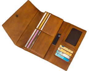 Portefeuille en cuir pour homme de haute qualité, nouveau design unique, cuir véritable, doublure en polyester, fermeture éclair imperméable, longueur longue - Product Image 1