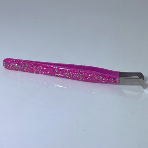 แหนบขนตาปลอมสแตนเลสคุณภาพดีตรงและโค้งแหนบขนตาด้านบนอุปกรณ์ต่อขนตา - Product Image 5