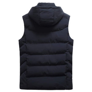 Veste sans manches en duvet pour hommes vêtements d'hiver de plein air pour hommes gilets bouffants de qualité personnalisés pour vêtements décontractés d'extérieur pour hommes - Product Image 2
