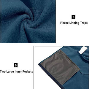 Nueva chaqueta Softshell de invierno para hombre de diseño personalizado con cuello levantado y logotipo frontal transpirable ecológico de secado rápido con cremallera - Product Image 6