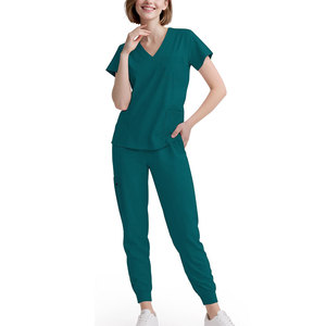 Conjunto de Uniforme Médico Ligero y Transpirable Unisex, Parte Superior + Pantalones, para Hospital, Clínica, Personal Médico, OEM, ODM - Product Image 6