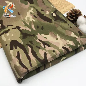 Rundong digital 65% Polyester 35% Cotton Tc 65/35 80/20Blend Woven waterproof Print Uniform Camouflage Fabric