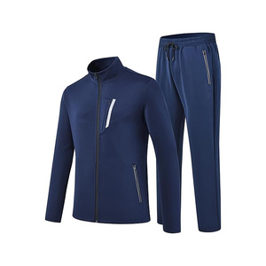 Latest Design Winter Men Heavyweight Windproof Breathable Solid Casual <b>Tracksuit</b> Set Customized Color Long Sleeve FORTLEO IND - Product Image 1
