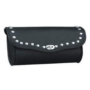 Sac à dos étanche en cuir PU HMB-3079A pour moto avec support de fourche en aluminium et porte-outils pour équipement de voyage de motard - Product Image 5