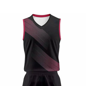 Ensemble d'uniformes de volley-ball pour club sportif, vente chaude, dernières conceptions, 100% polyester, couleurs personnalisées, tailles, vêtements d'équipe, logo imprimé - BROOXLY - Product Image 4