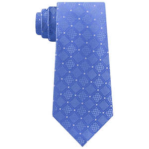 Cravatta in Seta Blu per Uomo Michael Kors, Accessorio Professionale per il Collo in Blu Navy, Taglia Regolare - Product Image 1