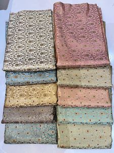 ผ้าลูกไม้ตาข่ายแบบฝรั่งเศสสุดหรูปักลายดอกไม้ถักสำหรับงานแต่งงานและเครื่องแต่งกายแบบดั้งเดิมของชาวแอฟริกัน - Product Image 2