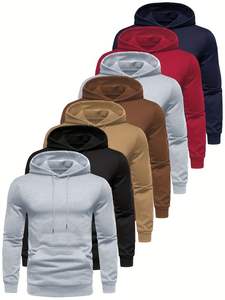 Sweat à capuche zippé 100% coton de haute qualité pour hommes en différentes couleurs Vêtements d'hiver de vente chaude du fabricant OEM - Product Image 4